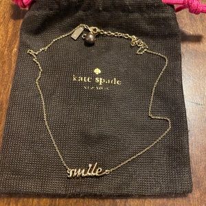 Kate Spade “Say Yes” ‘Smile’ Necklace